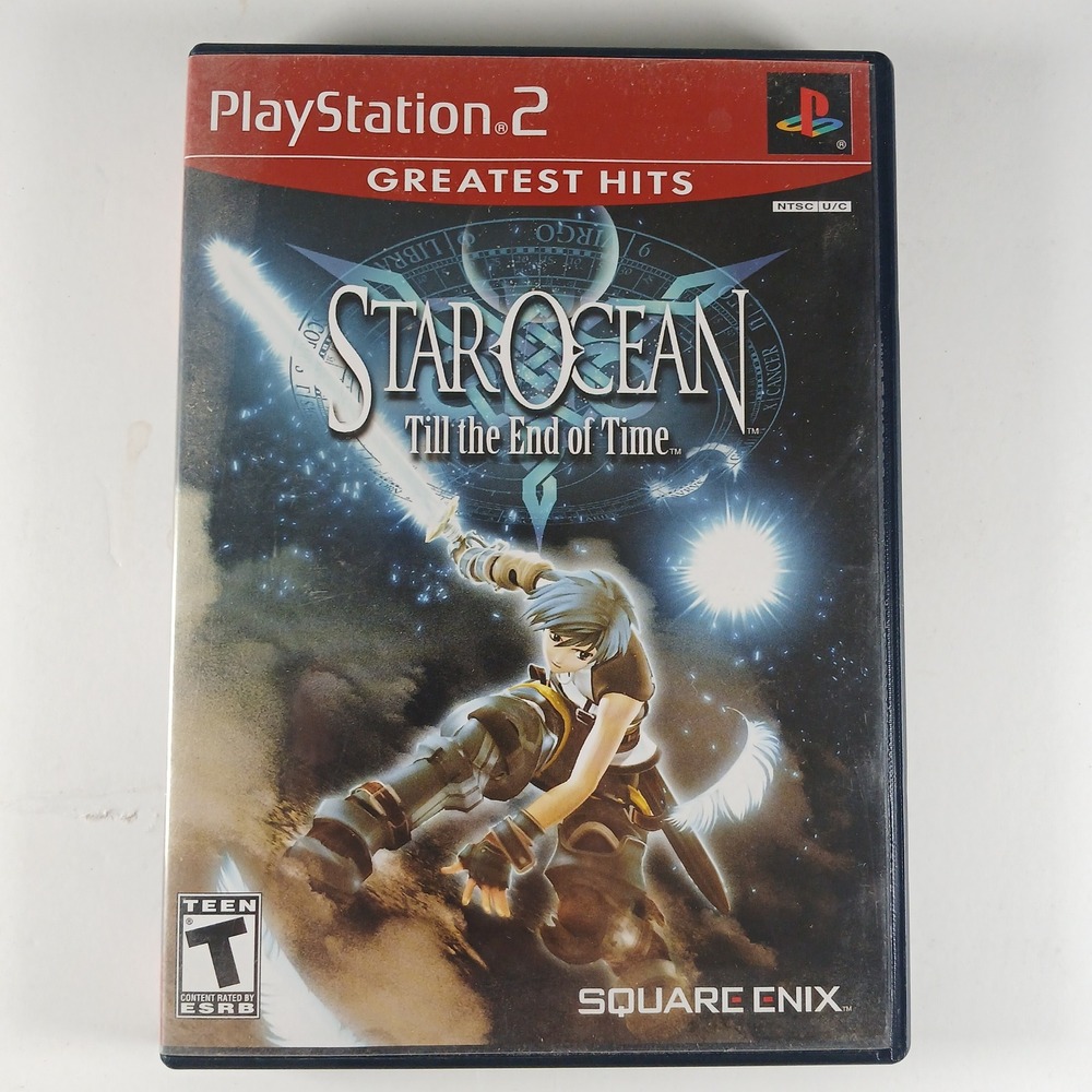 Star Ocean Till the End of Time PS2 Square Enix NTSC Greatest Hits 2-Disc CIB